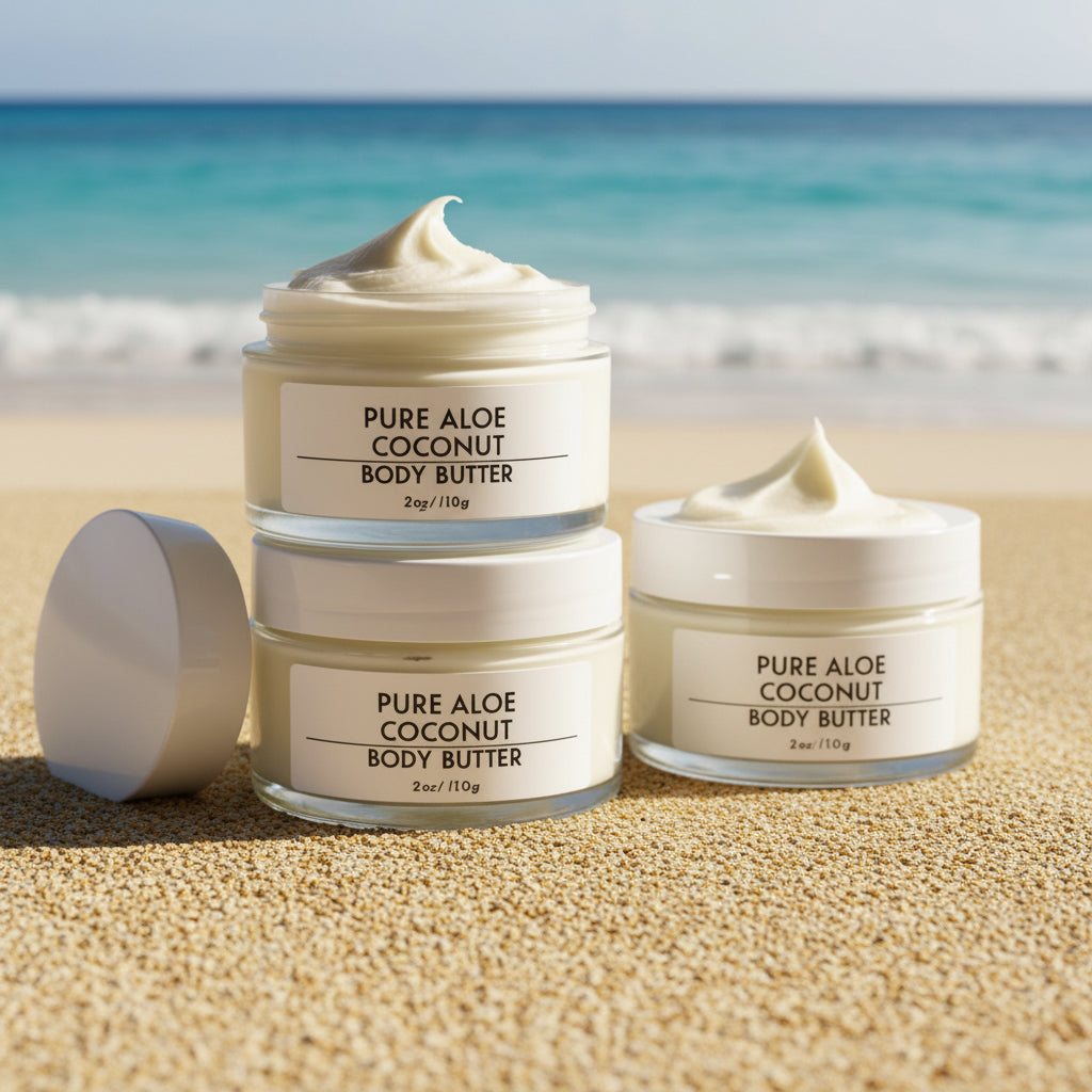 Aloe Coconut Body Butter - Travel Size 2oz.