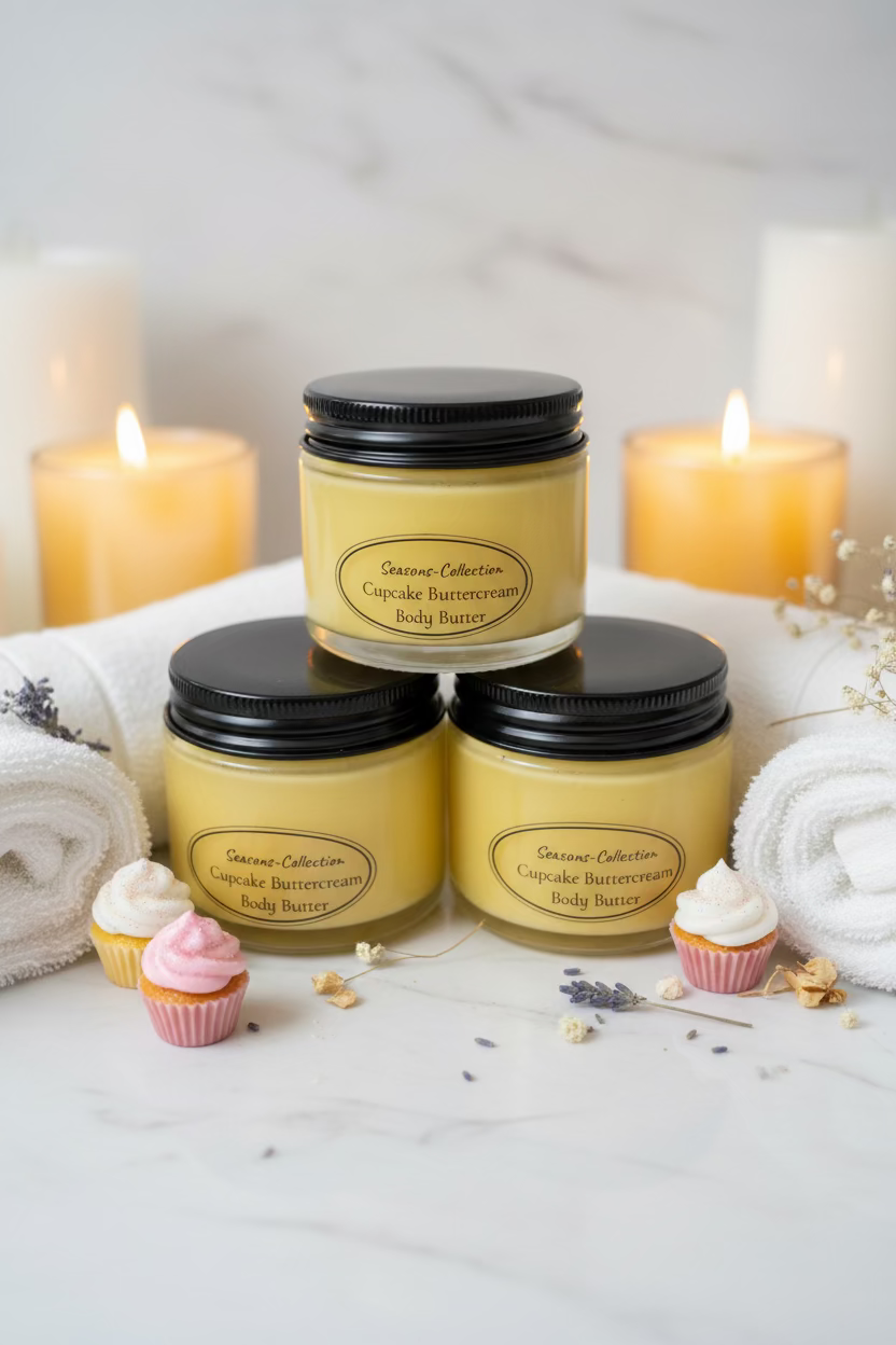 Cupcake Buttercream Body Butter travel size