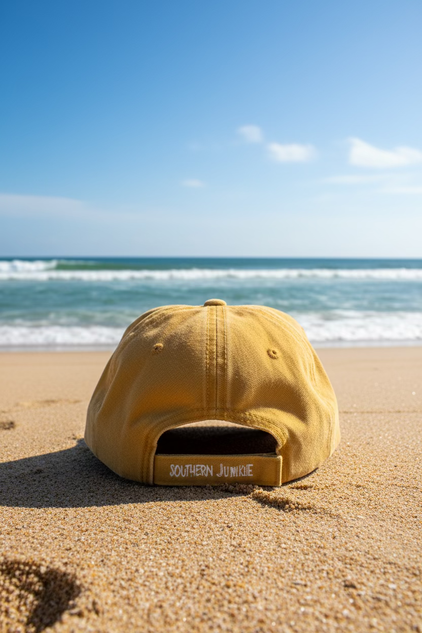 StoryWork Or Held by Jesus Mustard Hat