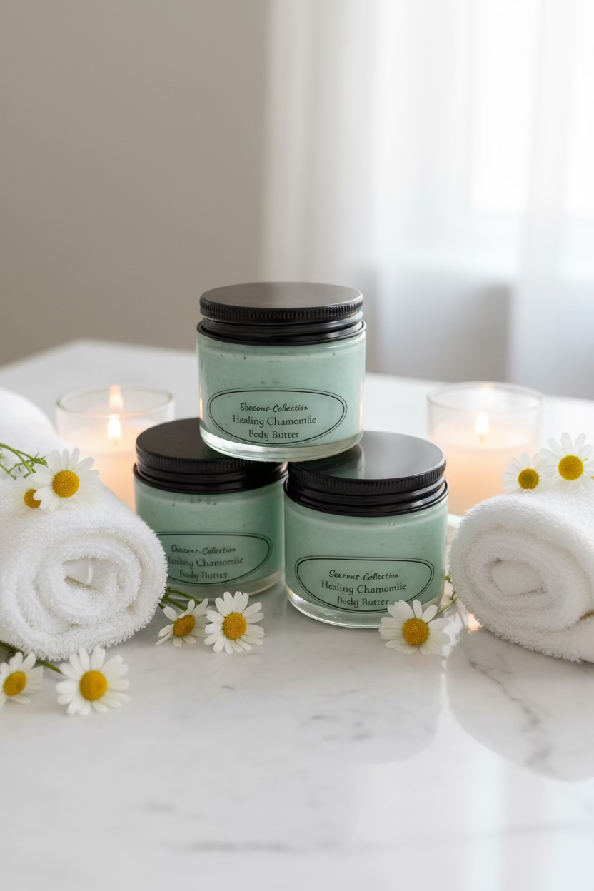 Healing Chamomile Body Butter - travel mini