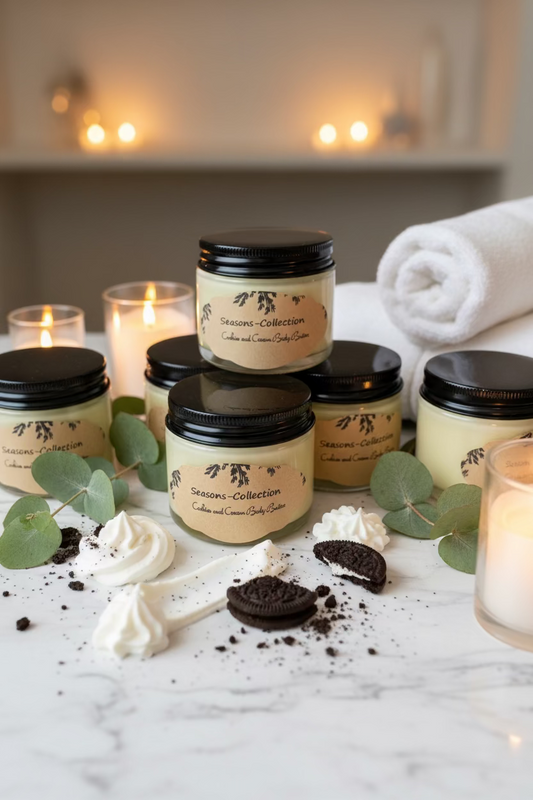 Cookies and Cream Body Butter - Travel Size  2oz.